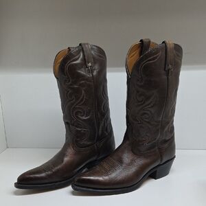 Men's Brown Cowboy Boots 9EW